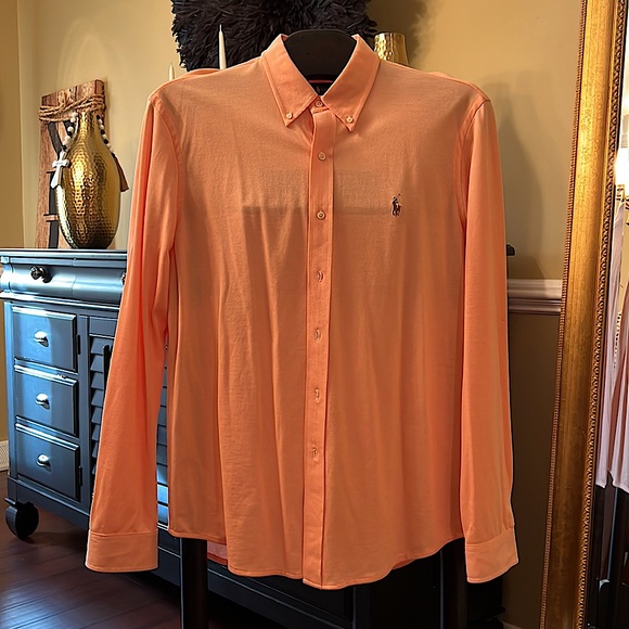 Men’s Ralph Lauren Knit Oxford Shirt - Picture 3 of 3